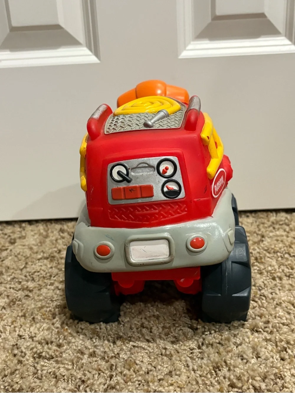 Playskool Red & Gray Rescue Truck Toy - working sounds!